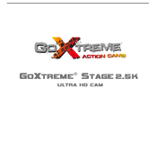 goxtreme Stage 2.5K Mode D'emploi