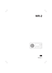 Sangean WR-2 Mode D'emploi