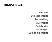 Huawei CarFi Mode D'emploi