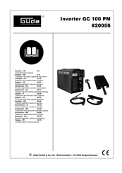 Güde GC 100 PM Mode D'emploi