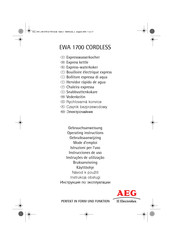AEG Electrolux EWA 1700 CORDLESS Mode D'emploi