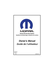 Chrysler Mopar Guide De L'utilisateur