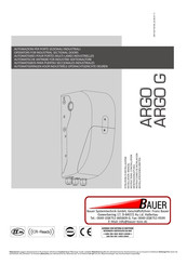 Bauer ARGO Instructions D'installation