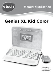 VTech Genius XL Kid Color Mode D'emploi