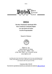 Digitrax DS54 Manuel De L'utilisateur