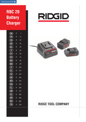 RIDGID RBC 20 Mode D'emploi