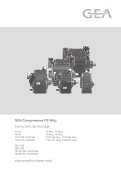 GEA F14/1166 NH3 Instructions De Montage