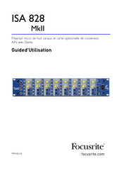 Focusrite ISA 828 MkII Guide D'utilisation