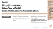 Canon PowerShot A2600 Guide D'utilisation