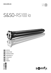 SOMFY S-RS100 io Notice