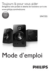 Philips SPA7355 Mode D'emploi