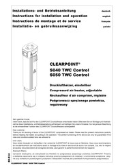 Beko CLEARPOINT S050 TWC Control Instructions De Montage Et De Service