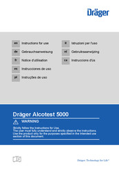 Dräger Alcotest 5000 Notice D'utilisation