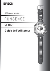 Epson RUNSENSE SF-810 B Guide De L'utilisateur