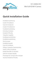 MYDLINK DCS-8000LHV2 Guide D'installation