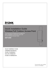 D-Link DAP-3320 Guide D'installation
