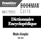 Franklin BOOKMAN DMF-2028 Mode D'emploi