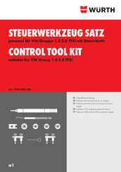 Würth 1952 006 340 Traduction Des Instructions De Service D'origine