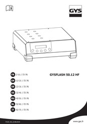 GYS FLASH 50.12 HF Manuel D'utilisation