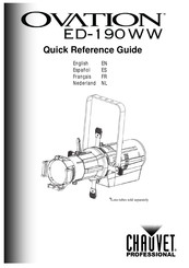 Chauvet Professional Ovation ED-190 WW Manuel De Référence