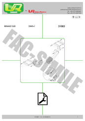 UMBRA RIMORCHI LR TOWBARS 31083/C Instructions De Montage