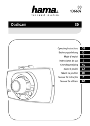 Hama Dashcam 30 Mode D'emploi