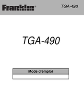 Franklin TGA-490 Mode D'emploi