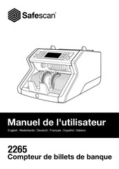 Safescan 2265 Manuel De L'utilisateur