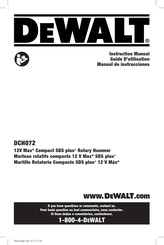 DeWalt DCH072 Guide D'utilisation