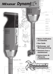 Dynamix DYN-MX097 Notice D'utilisation Et D'entretien