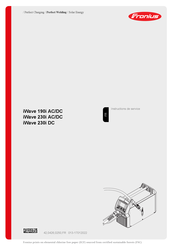 Fronius iWave 230i DC Mode D'emploi