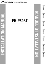 Pioneer FH-P80BT Mode D'emploi