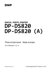 DNP DP-DS820A Mode D'emploi