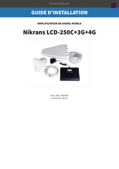 Nikrans LCD-250C+3G+4G Guide D'installation