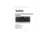 Saitek K140 Mode D'emploi