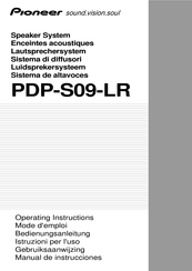 Pioneer PDP-S09-LR Mode D'emploi