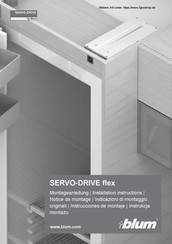 Blum SERVO-DRIVE flex Mode D'emploi