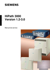 Siemens HiPath 3000 Manuel De Service