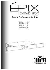 Chauvet Professional EPIX DRIVE 900 Guide De Référence Rapide
