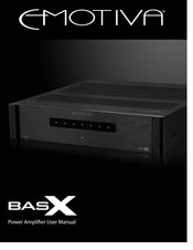 Emotiva BASX A-500 Mode D'emploi