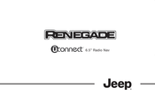 Jeep Renegade Uconnect 6.5 Mode D'emploi