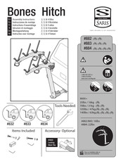 Saris Bones Hitch 882 Instructions D'assemblage