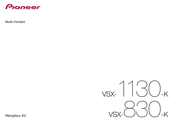 Pioneer VSX-830-K Mode D'emploi