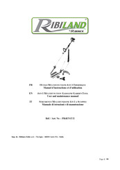 Ribimex Ribiland F43-A Manuel D'instructions Et D'utilisation