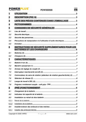 Powerplus POWX00500 Mode D'emploi