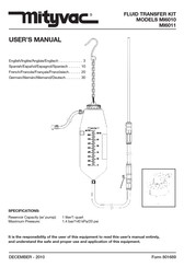 Mityvac Mi6011 Manuel D'utilisation