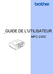 Brother MFC-230C Guide De L'utilisateur