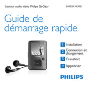 Philips GoGear SA3020 Guide De Démarrage Rapide