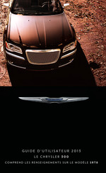 Chrysler 300 2013 Guide D'utilisateur