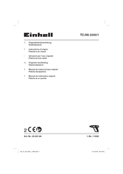 EINHELL TC-HA 2000/1 Instructions D'origine